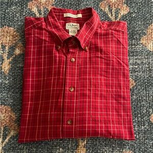 L.L. Bean Men's Wrinkle Free Traditional Fit Button Down Shirt